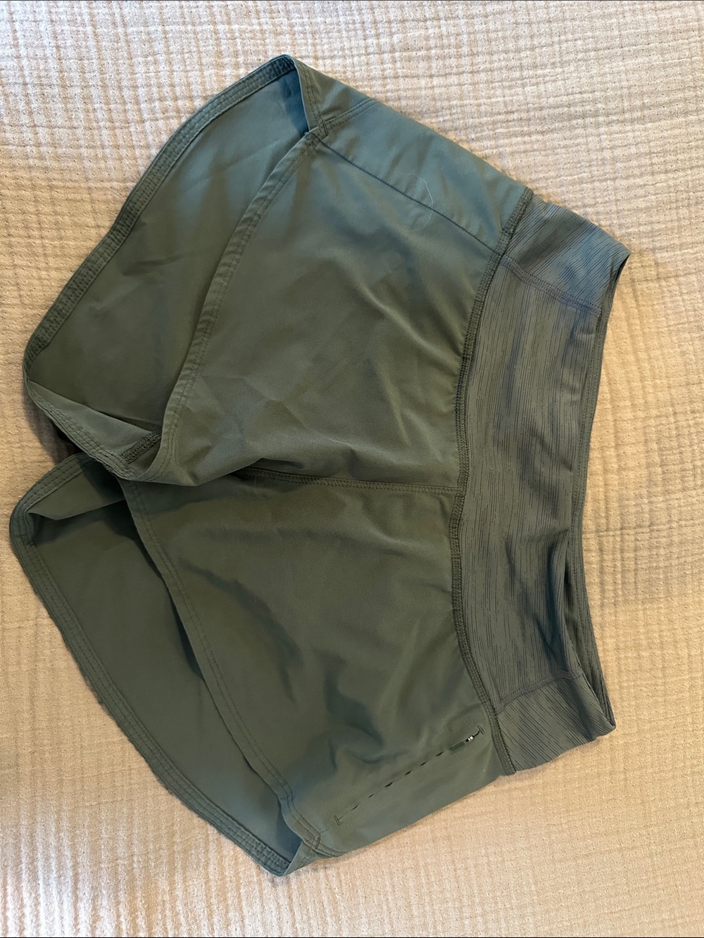 Outdoor Voices Olive Athletic Shorts